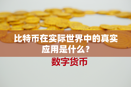 比特币在实际世界中的真实应用是什么？