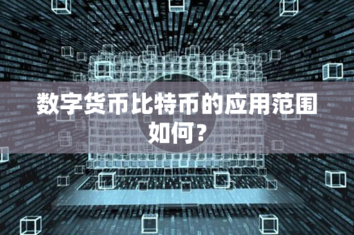 数字货币比特币的应用范围如何？