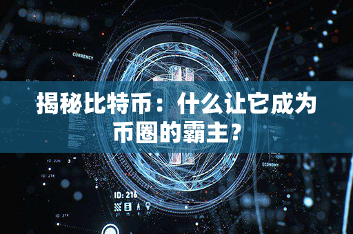 揭秘比特币：什么让它成为币圈的霸主？第1张-宝盒网