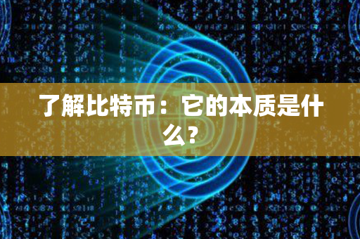 了解比特币：它的本质是什么？第1张-宝盒网